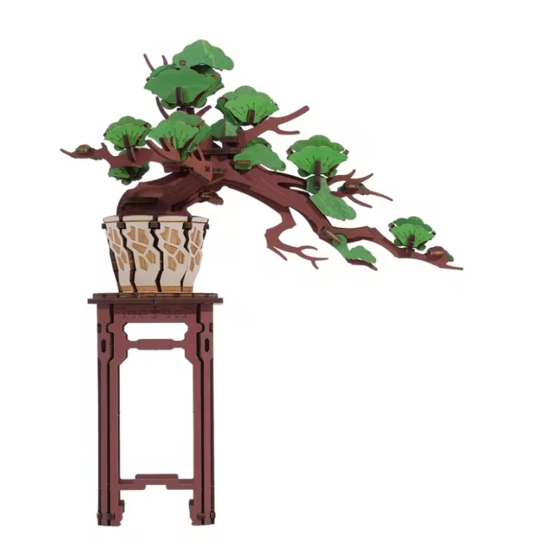 Robotime TG510 Evergreen Pine Bonsai - JOYTOY WORLD