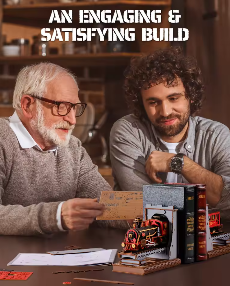 Robotime TGE01 Century Train - JOYTOY WORLD