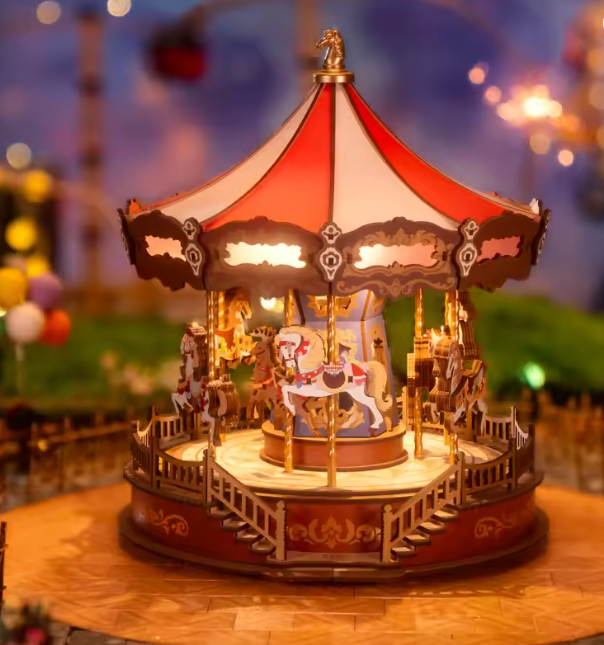 Robotime AMC01 Classic Carousel - JOYTOY WORLD