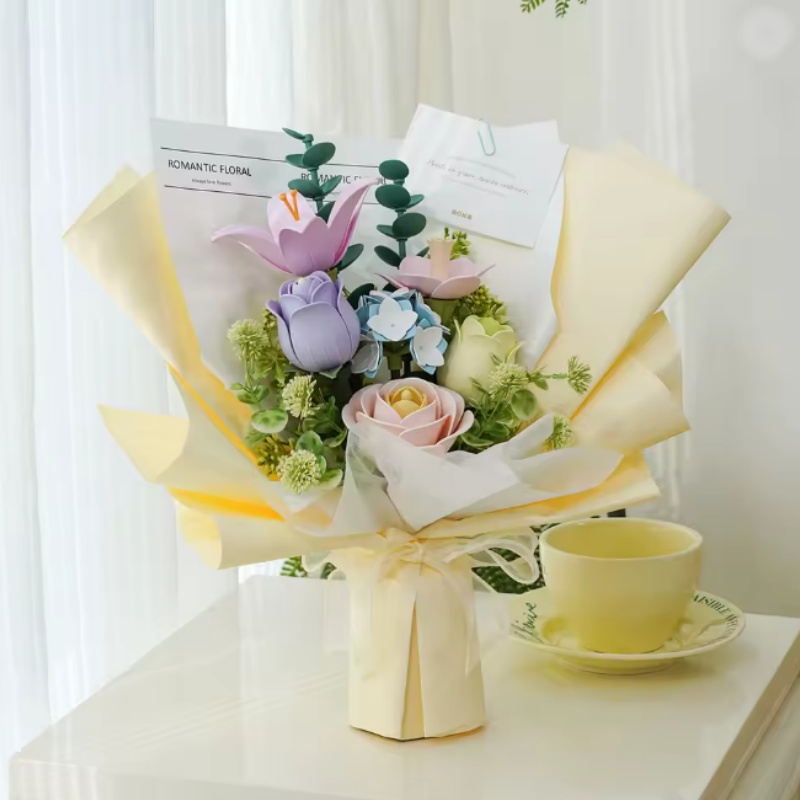 Robotime AF01J Spring Time Bouquet - JOYTOY WORLD