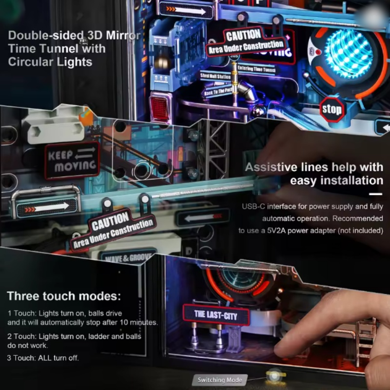 Robotime MR01S The last city - JOYTOY WORLD