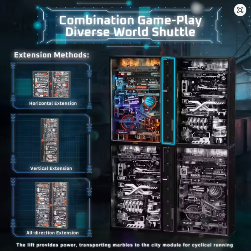 Robotime MR01S The last city - JOYTOY WORLD