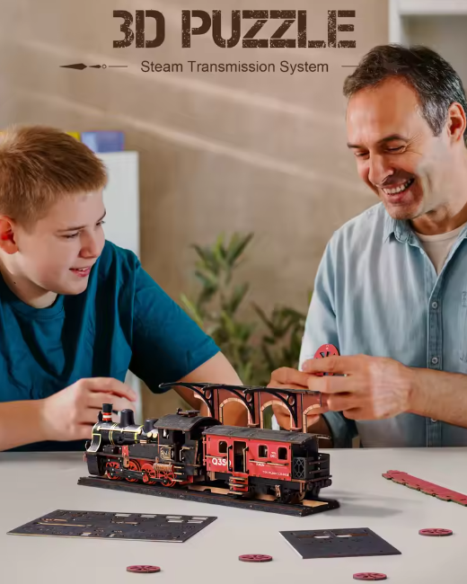 Robotime TGS01 Steam Journey - JOYTOY WORLD