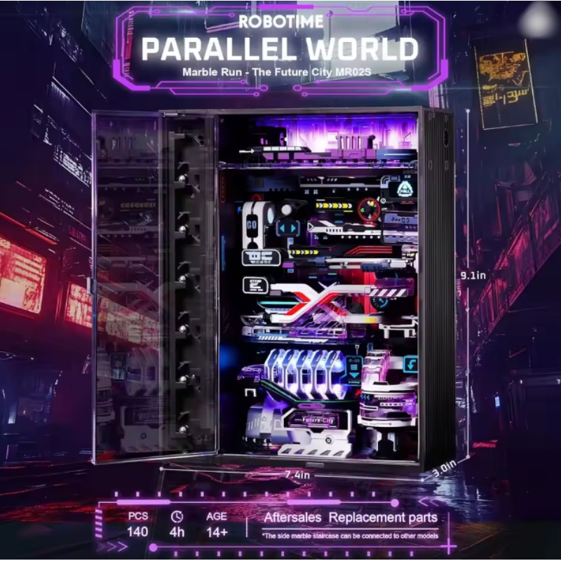 Robotime MR02S The Future City - JOYTOY WORLD