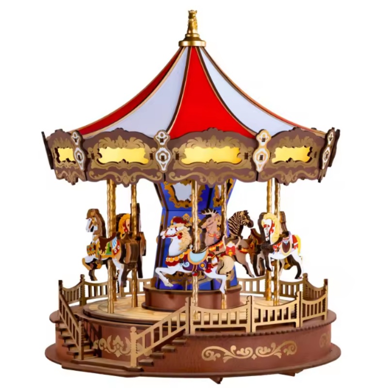 Robotime AMC01 Classic Carousel - JOYTOY WORLD