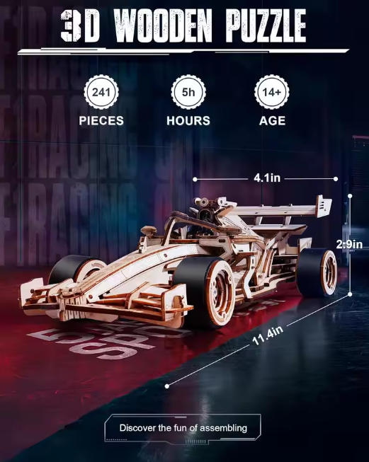 Robotime LK505 Racing Car - JOYTOY WORLD