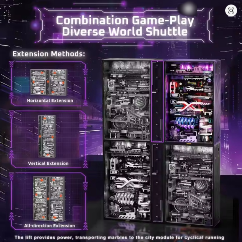 Robotime MR02S The Future City - JOYTOY WORLD