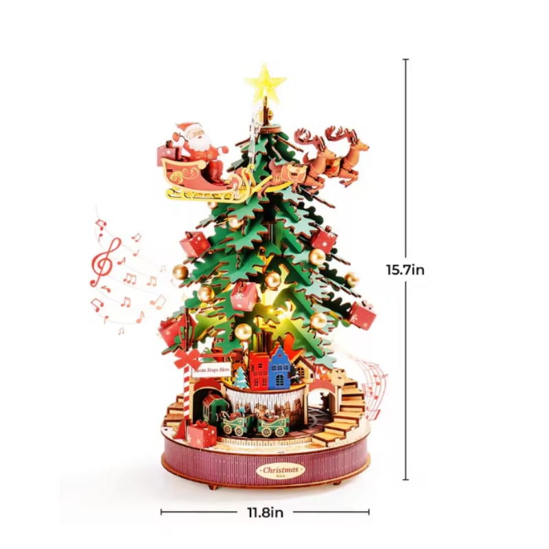 Robotime AMS01 Christmas Melody Tree - JOYTOY WORLD