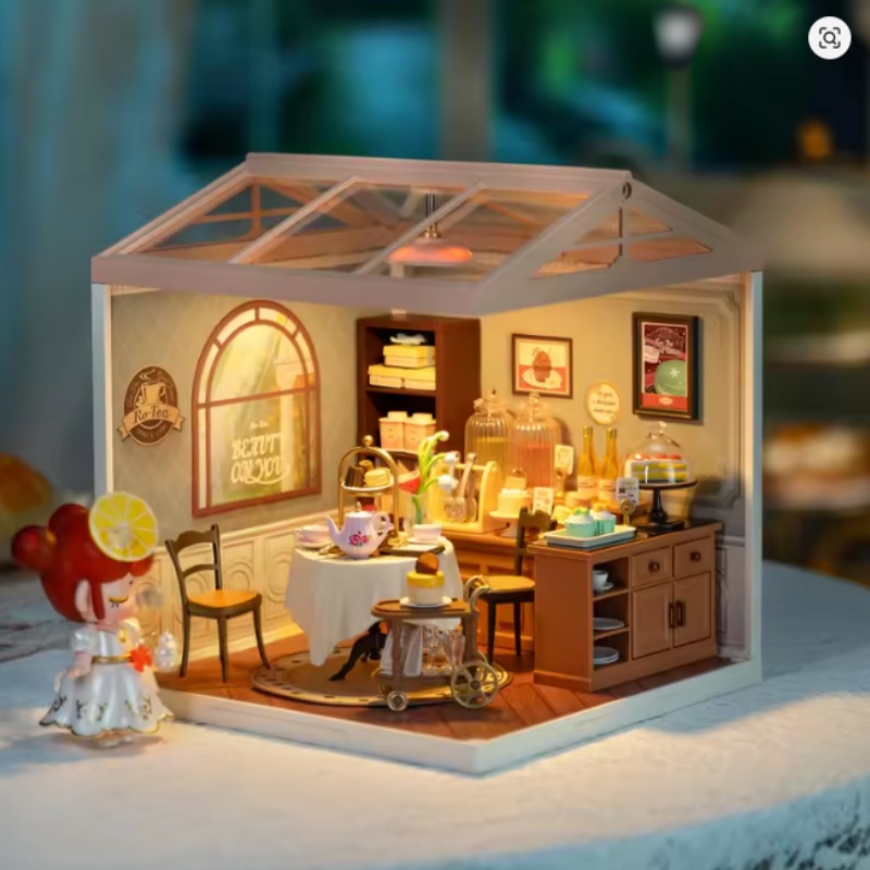 Robotime DW010-DW012 Yum Yum Burgers Sweet Sips Tea Leisurely Cheers Bar - JOYTOY WORLD