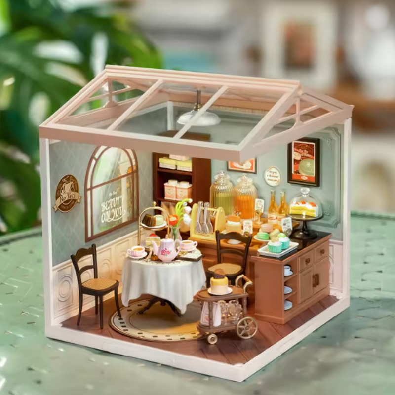 Robotime DW010-DW012 Yum Yum Burgers Sweet Sips Tea Leisurely Cheers Bar - JOYTOY WORLD