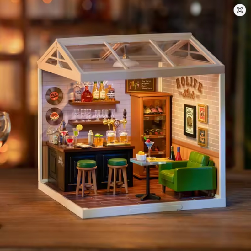 Robotime DW010-DW012 Yum Yum Burgers Sweet Sips Tea Leisurely Cheers Bar - JOYTOY WORLD