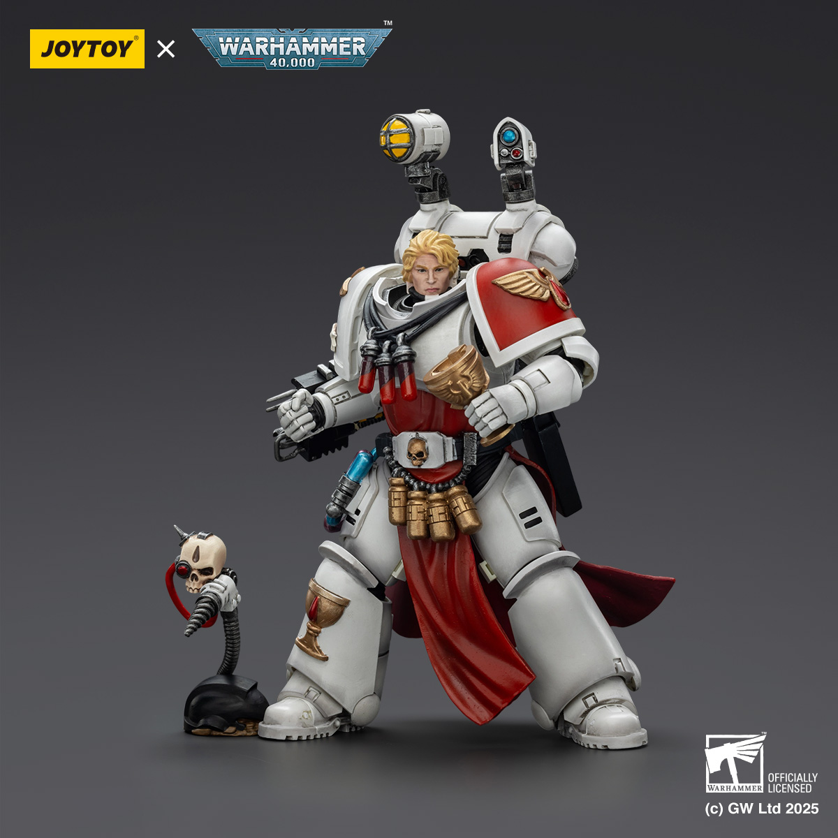 JOYTOY Warhammer 40k 1: 18 Blood Angels Captain and Sanguinary Priest - JOYTOY WORLD