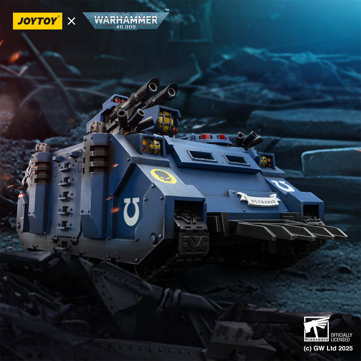 JOYTOY JT01802 Warhammer 40k 1: 18 Ultramarines Razorback with twin lascannon - JOYTOY WORLD