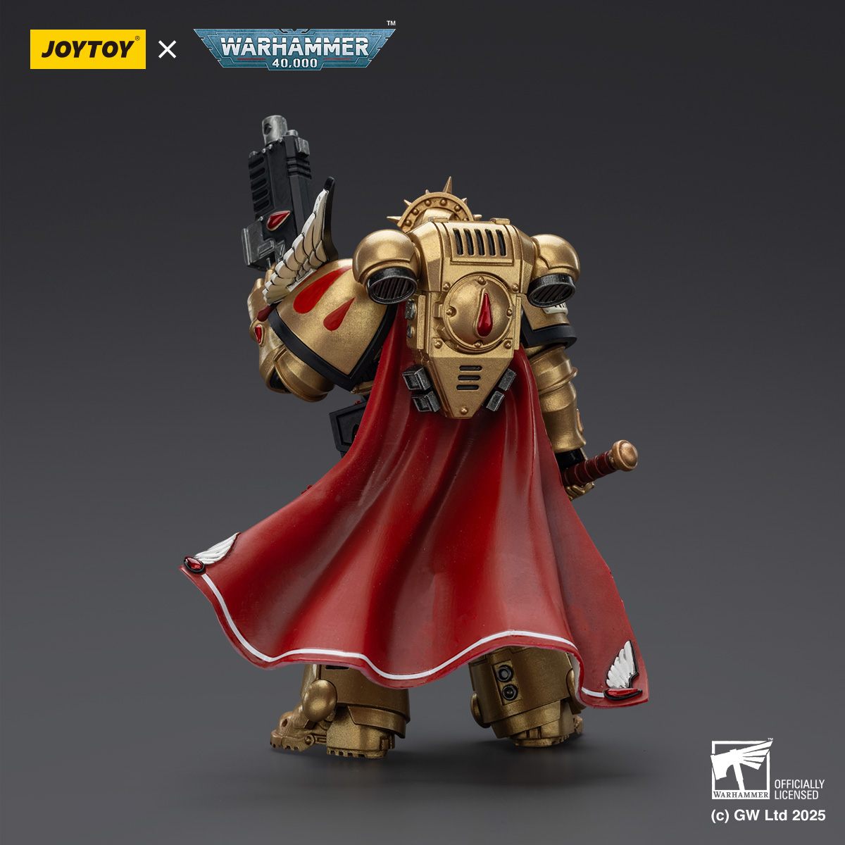 JOYTOY Warhammer 40k 1: 18 Blood Angels Captain and Sanguinary Priest - JOYTOY WORLD