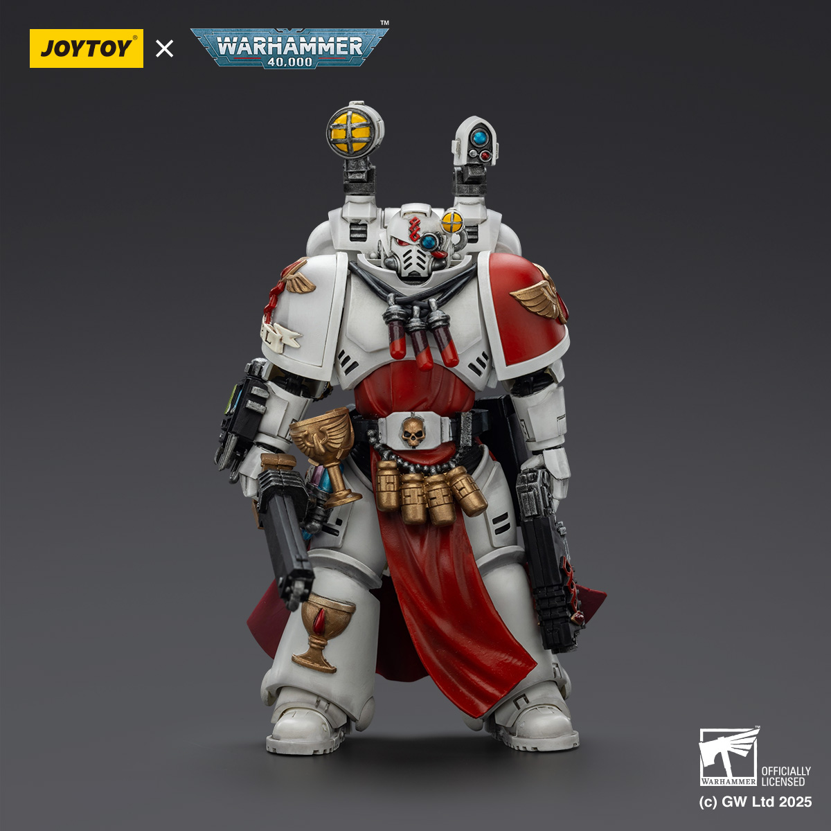 JOYTOY Warhammer 40k 1: 18 Blood Angels Captain and Sanguinary Priest - JOYTOY WORLD