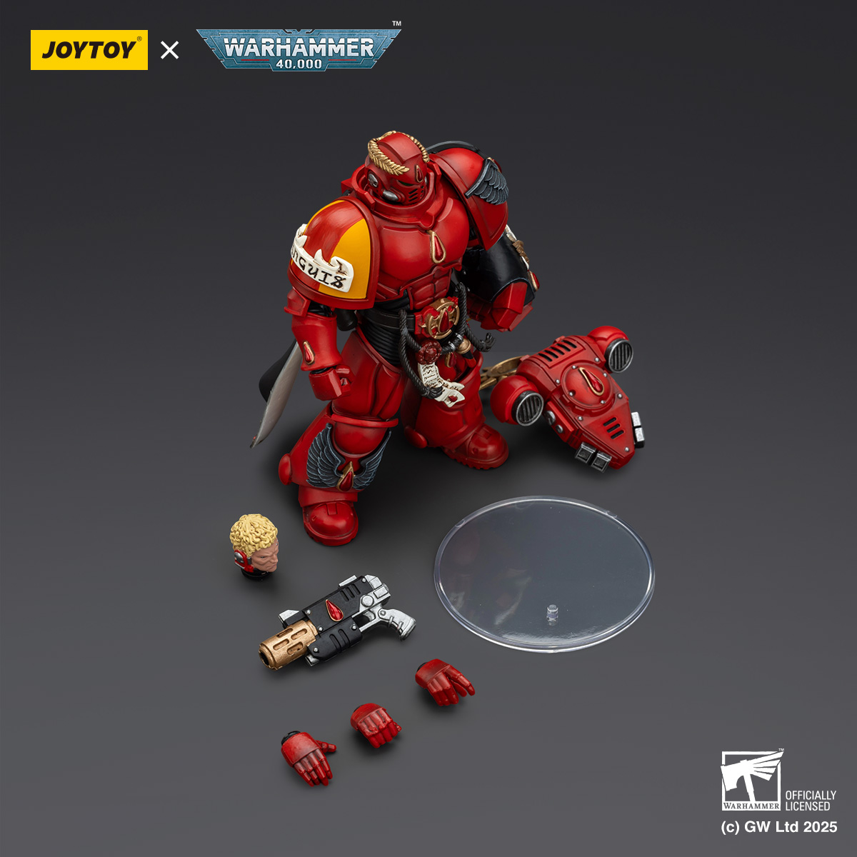 JOYTOY Warhammer 40k 1: 18 Blood Angels Captain and Sanguinary Priest - JOYTOY WORLD