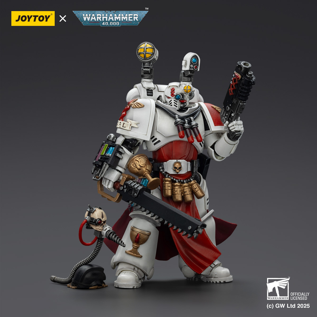 JOYTOY Warhammer 40k 1: 18 Blood Angels Captain and Sanguinary Priest - JOYTOY WORLD