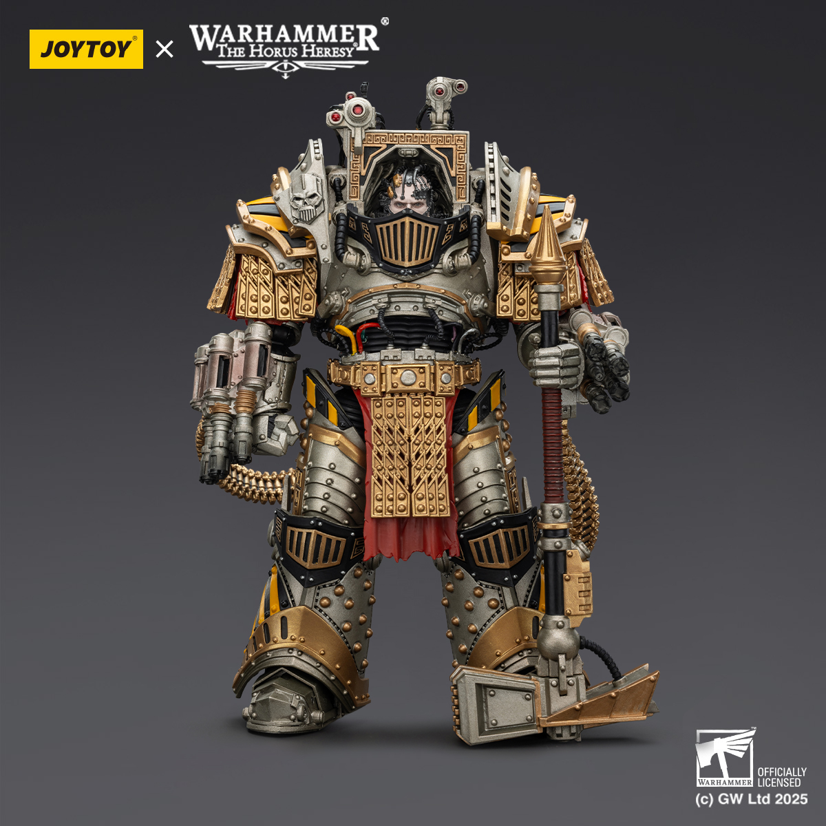 JOYTOY JT01819 Warhammer The Horus Heresy 1:18 Iron Warriors Perturabo Primarch of the lVth Legion - JOYTOY WORLD