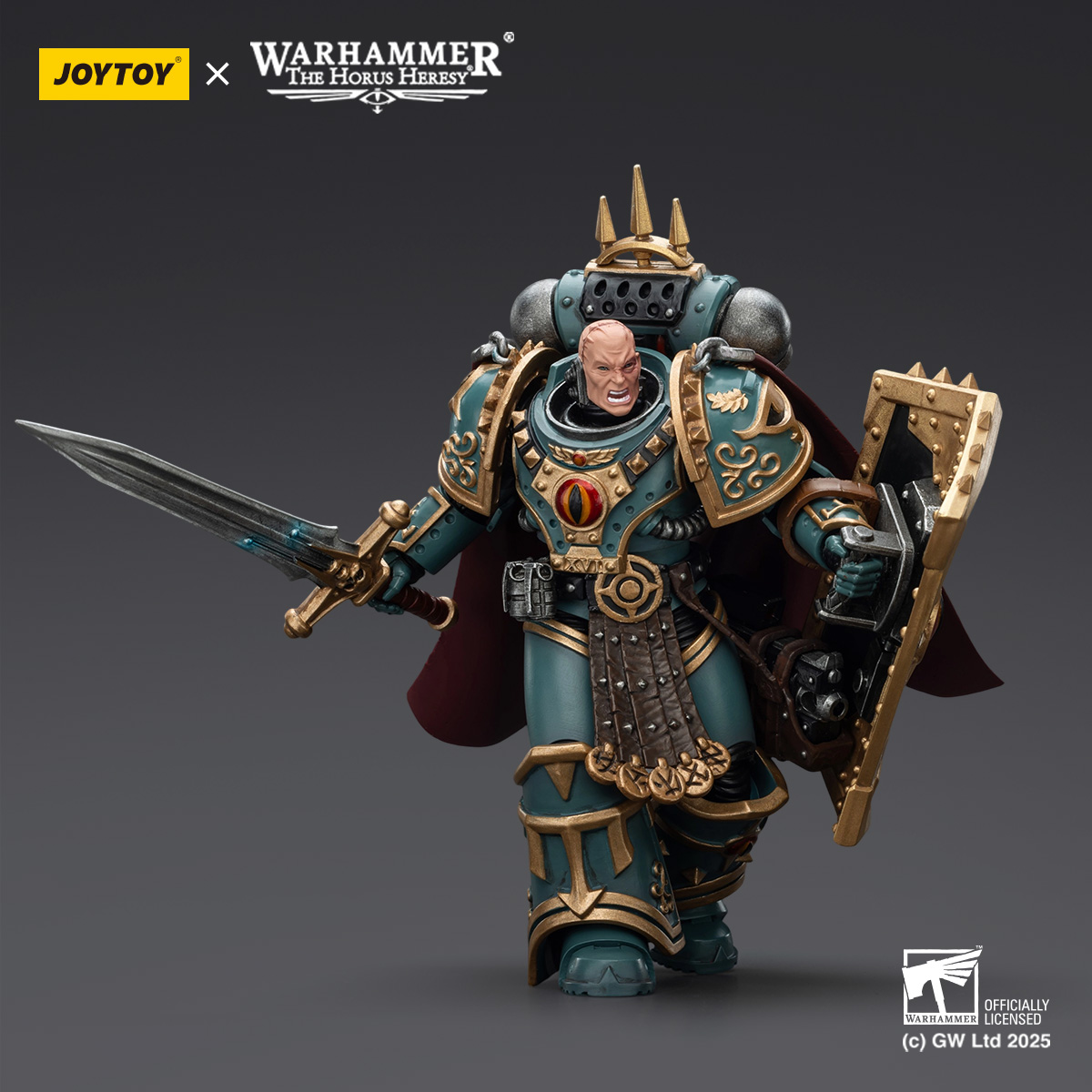 JOYTOY JT01833 Warhammer The Horus Heresy Little Horus Aximand Captain of the 5th Company - JOYTOY WORLD