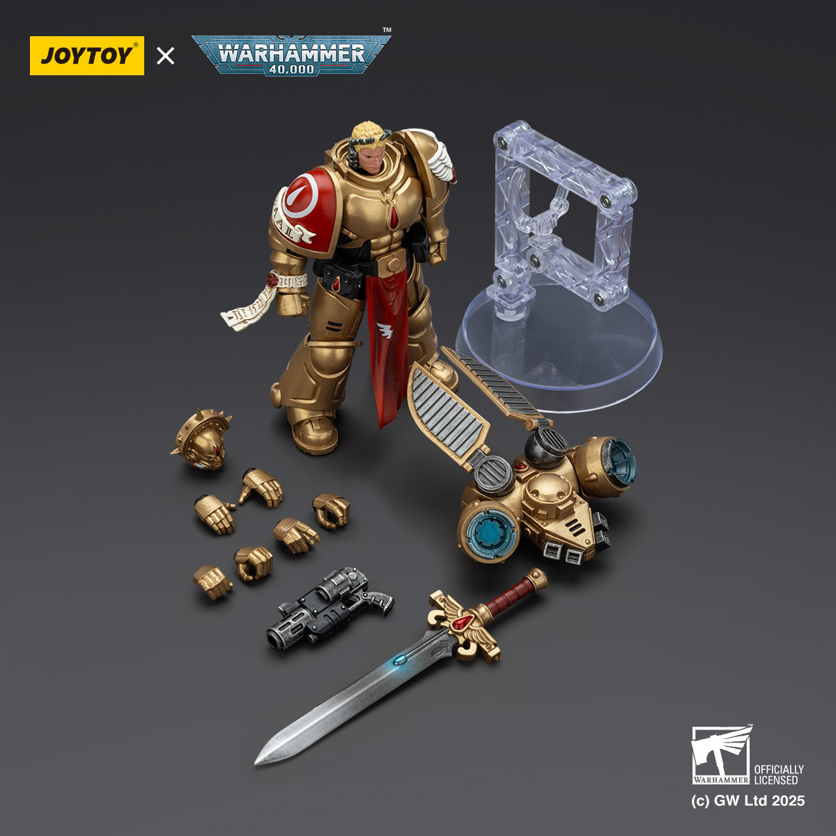 JOYTOY Warhammer 40k 1: 18 Blood Angels Sanguinary Guard - JOYTOY WORLD