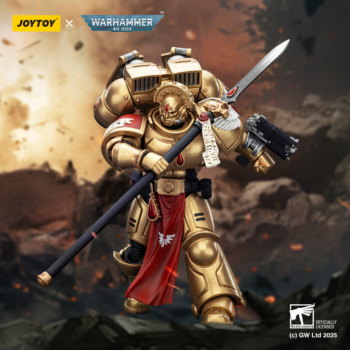 JOYTOY Warhammer 40k 1: 18 Blood Angels Sanguinary Guard - JOYTOY WORLD