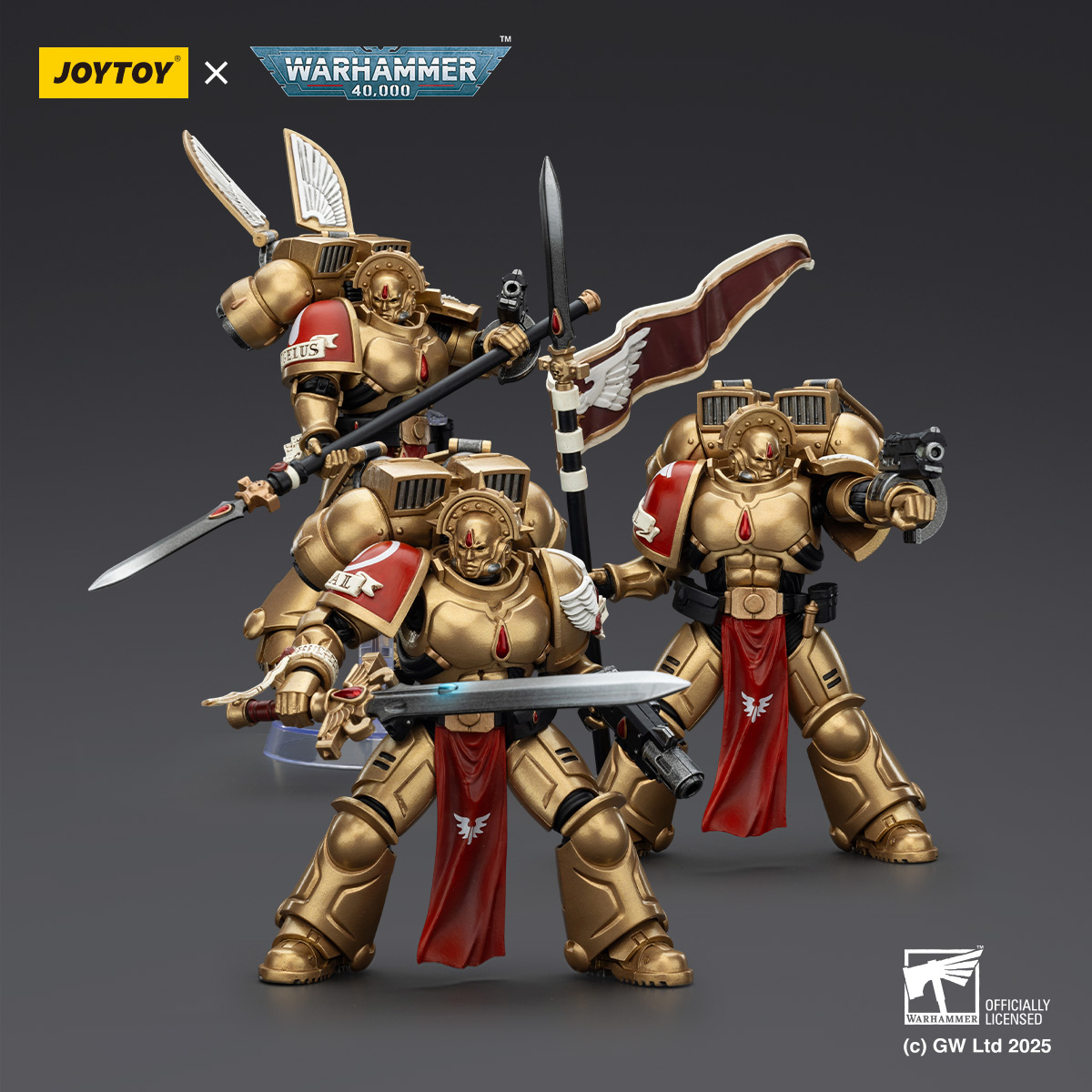 JOYTOY Warhammer 40k 1: 18 Blood Angels Sanguinary Guard - JOYTOY WORLD