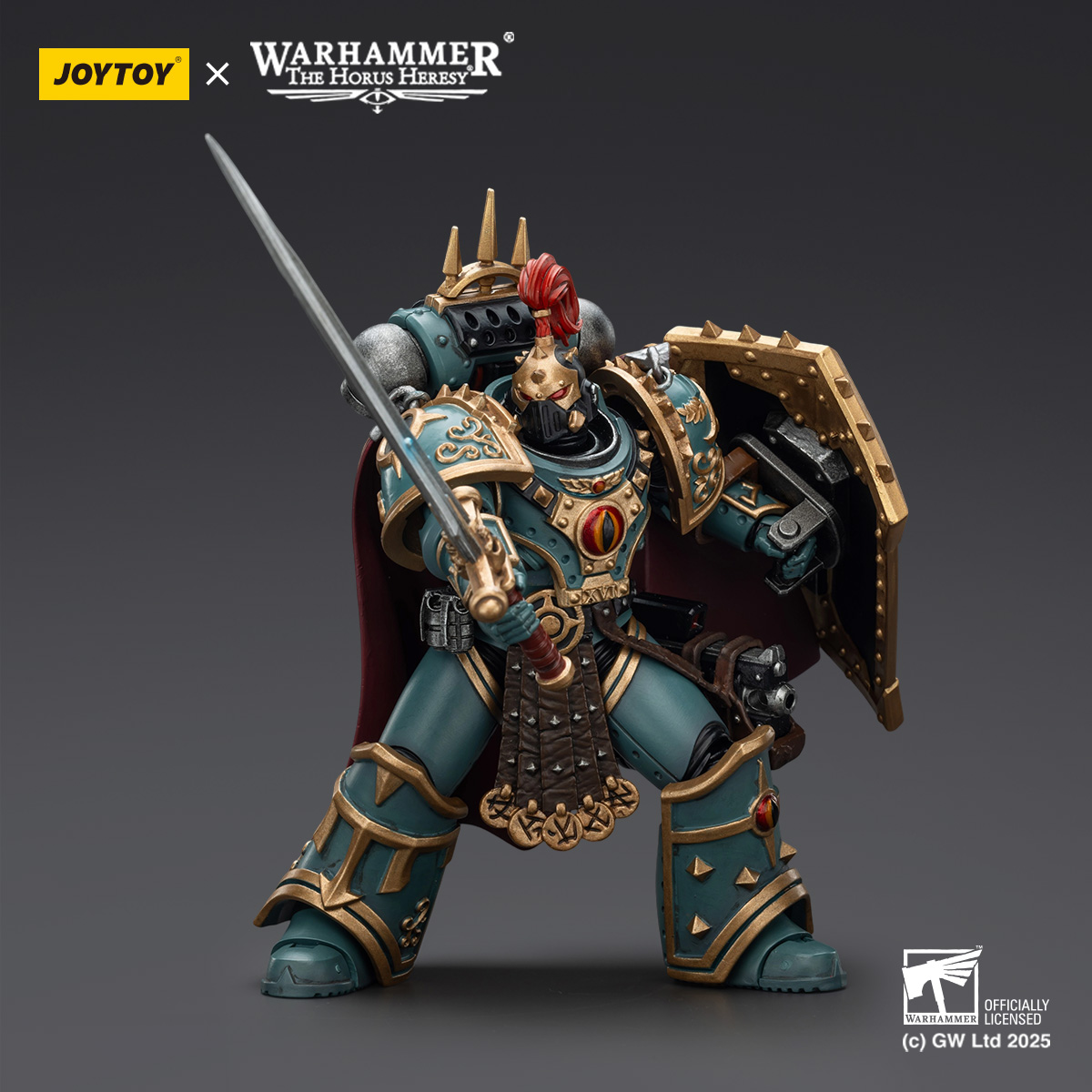 JOYTOY JT01833 Warhammer The Horus Heresy Little Horus Aximand Captain of the 5th Company - JOYTOY WORLD