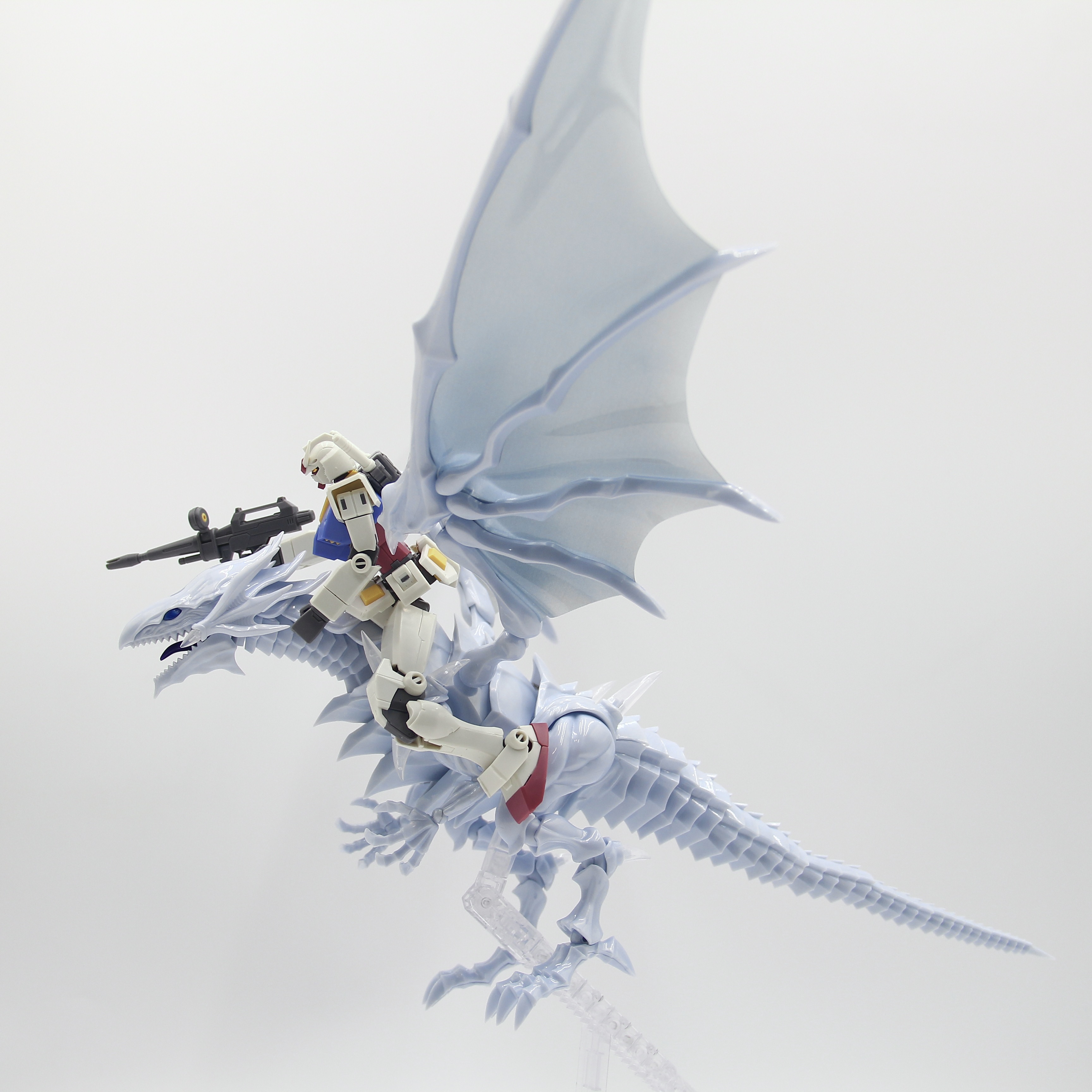 Haima Industry YG-001 White Dragon No.1 Figure-rise FRS Amplified Blue-Eyes White Dragon - JOYTOY WORLD