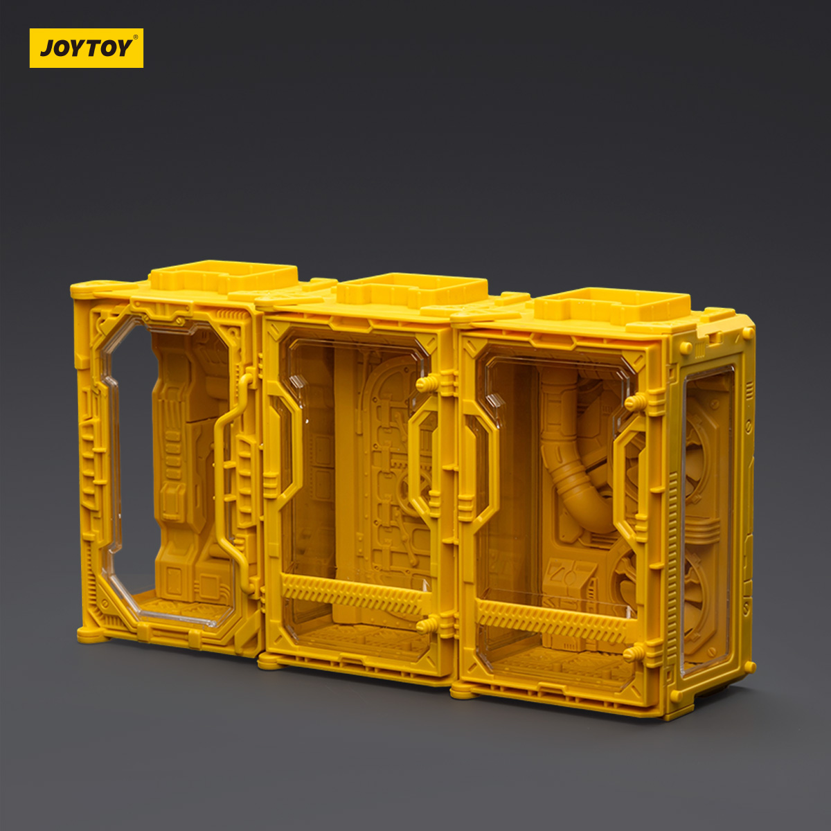 JOYTOY Individual Soldier Hangar Display Case - Surge Yellow - JOYTOY WORLD