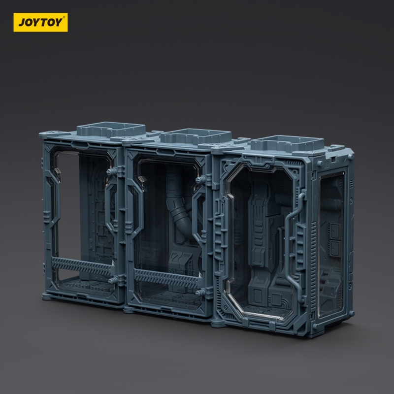 JOYTOY Individual Soldier Hangar Display Case - Titanium Grey - JOYTOY WORLD