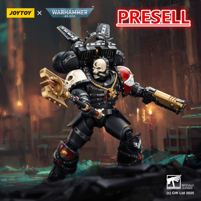 JOYTOY JT02311 Warhammer 40k 1:18 Blood Angels Lemartes With Jump Pack,Blood Crozius and Absolver Bolt Pistol - JOYTOY WORLD