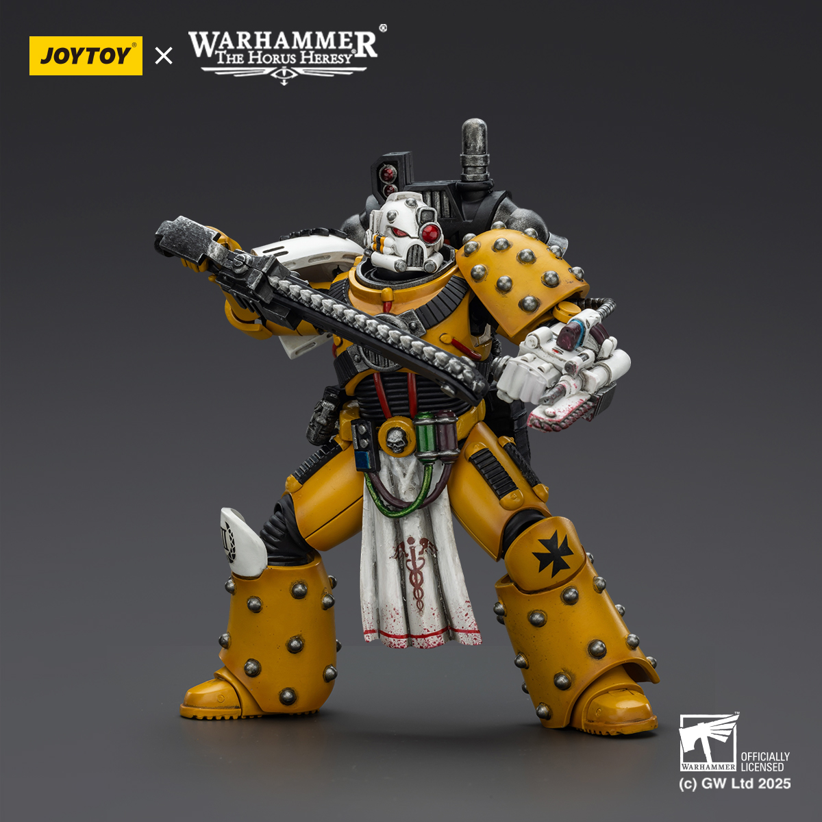 JOYTOY JT02472 Warhammer The Horus Heresy 1: 18 Imperial Fists Legion Apothecary - JOYTOY WORLD