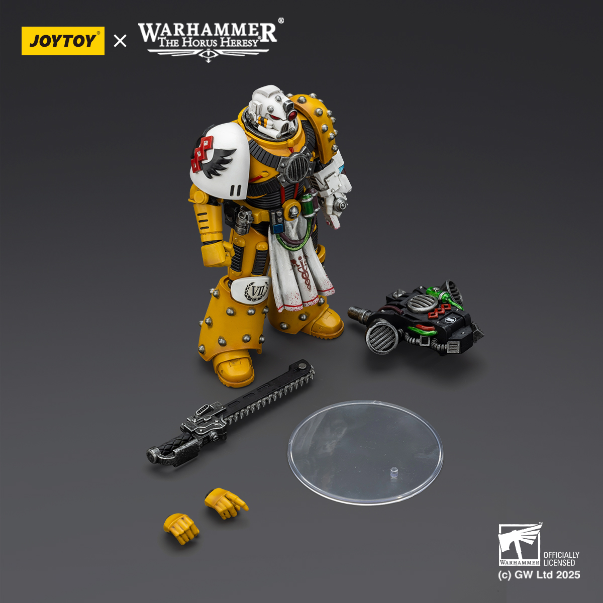 JOYTOY JT02472 Warhammer The Horus Heresy 1: 18 Imperial Fists Legion Apothecary - JOYTOY WORLD