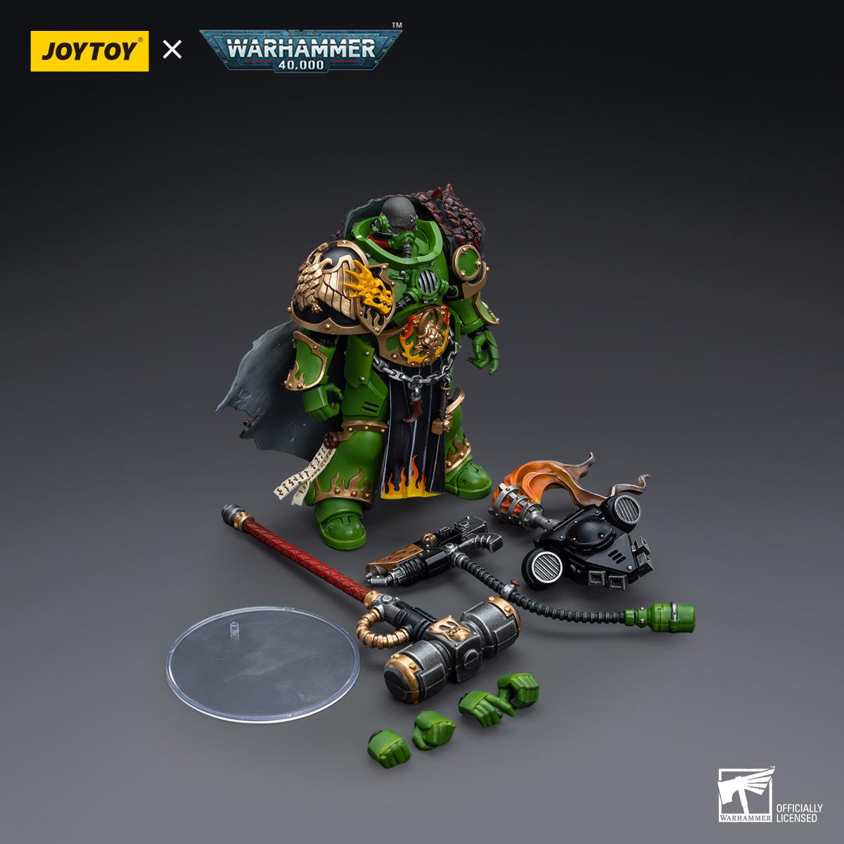 JOYTOY JT6809 Warhammer 40k 1: 18 Salamanders Captain Adrax Agatone - JOYTOY WORLD