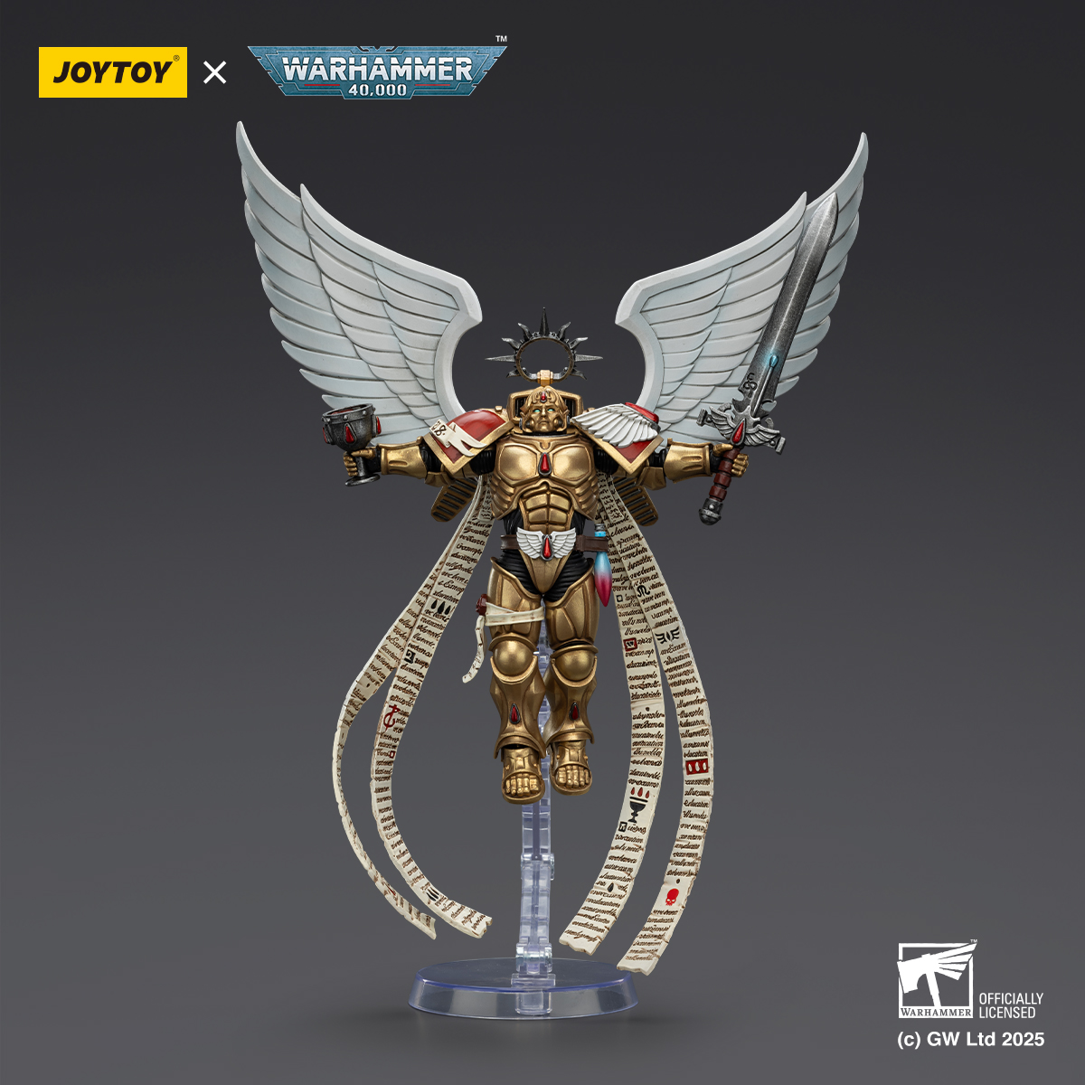 JOYTOY JT02519 Warhammer 40k 1: 18 Blood Angels The Sanguinor with Encarmine Broadsword - JOYTOY WORLD