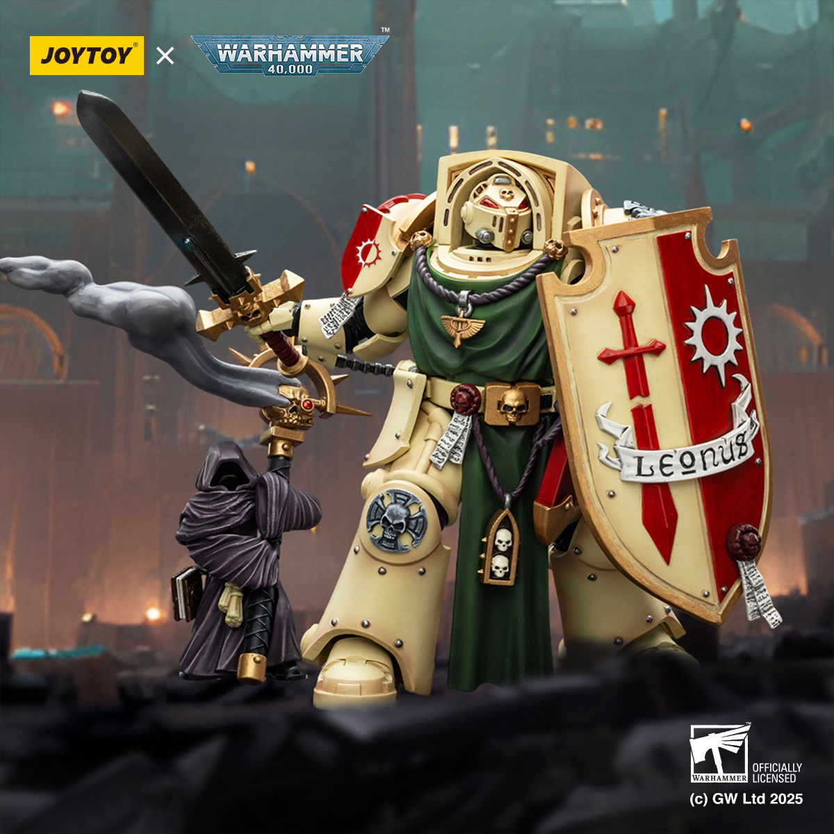 JOYTOY Warhammer 40k 1: 18 Dark Angels Deathwing Knights - JOYTOY WORLD