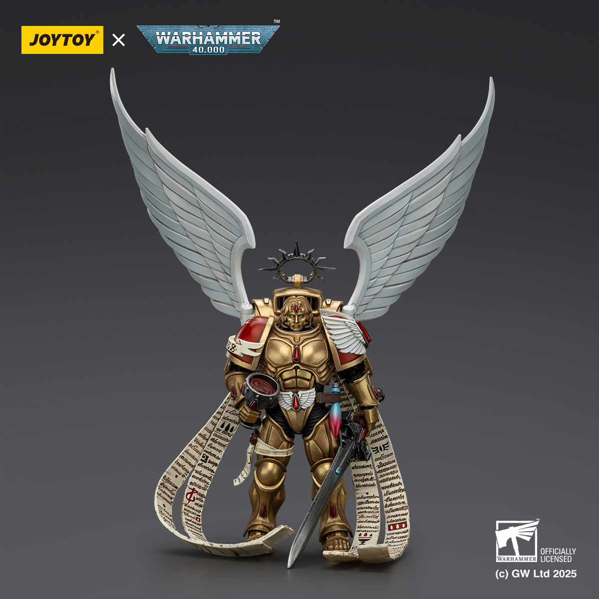 JOYTOY JT02519 Warhammer 40k 1: 18 Blood Angels The Sanguinor with Encarmine Broadsword - JOYTOY WORLD