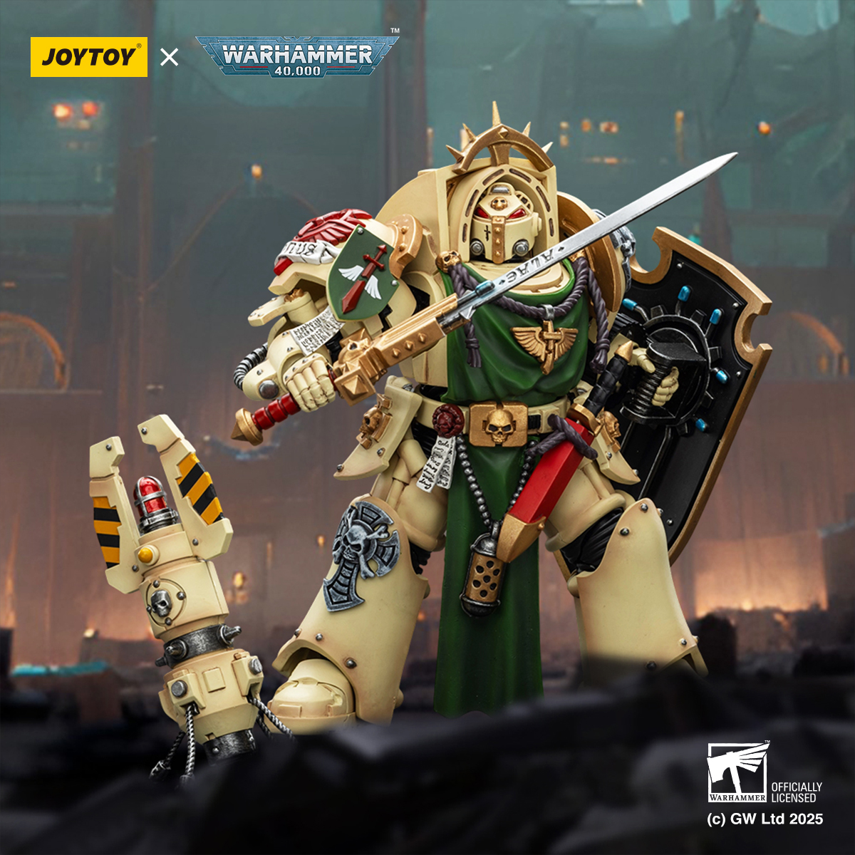 JOYTOY Warhammer 40k 1: 18 Dark Angels Deathwing Knights - JOYTOY WORLD