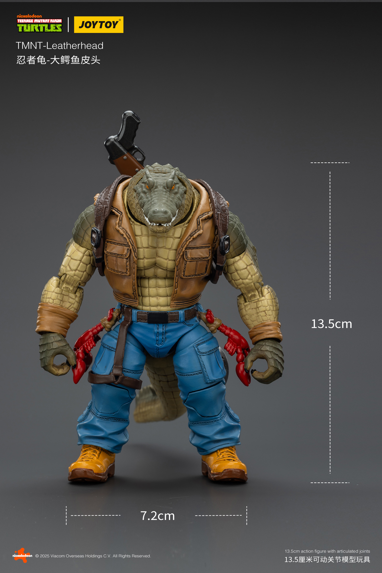 JOYTOY Teenage Mutant Ninja Turtles TMNT Leatherhead - JOYTOY WORLD