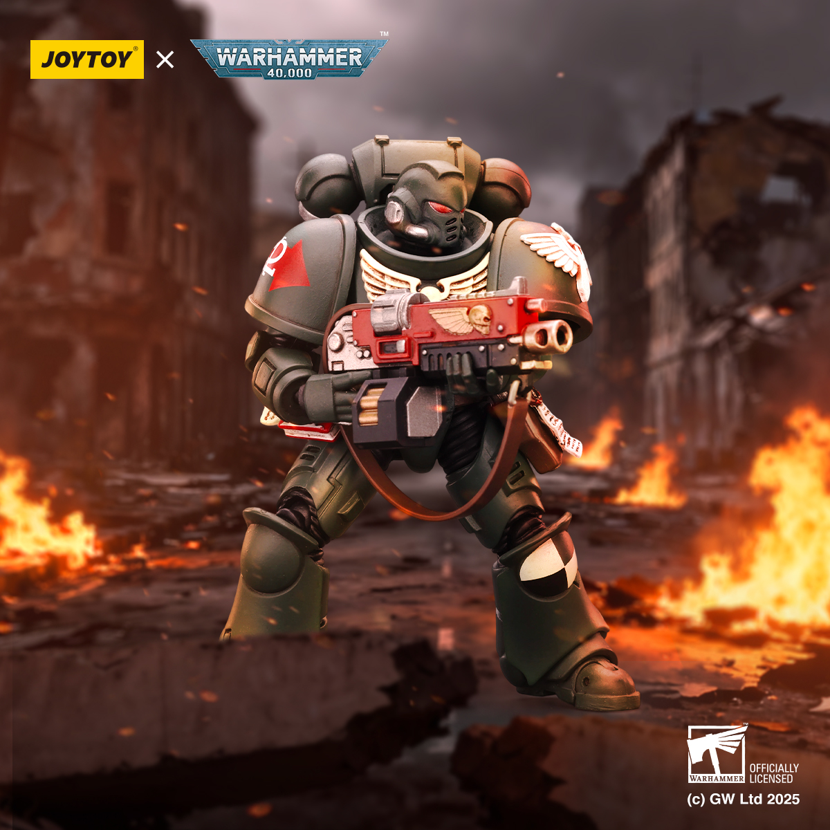 JOYTOY Warhammer 40k 1: 18 Dark Angels Intercessors - JOYTOY WORLD