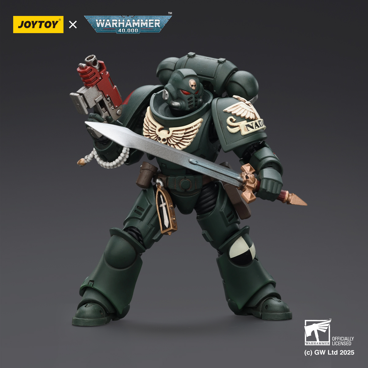 JOYTOY Warhammer 40k 1: 18 Dark Angels Intercessors - JOYTOY WORLD