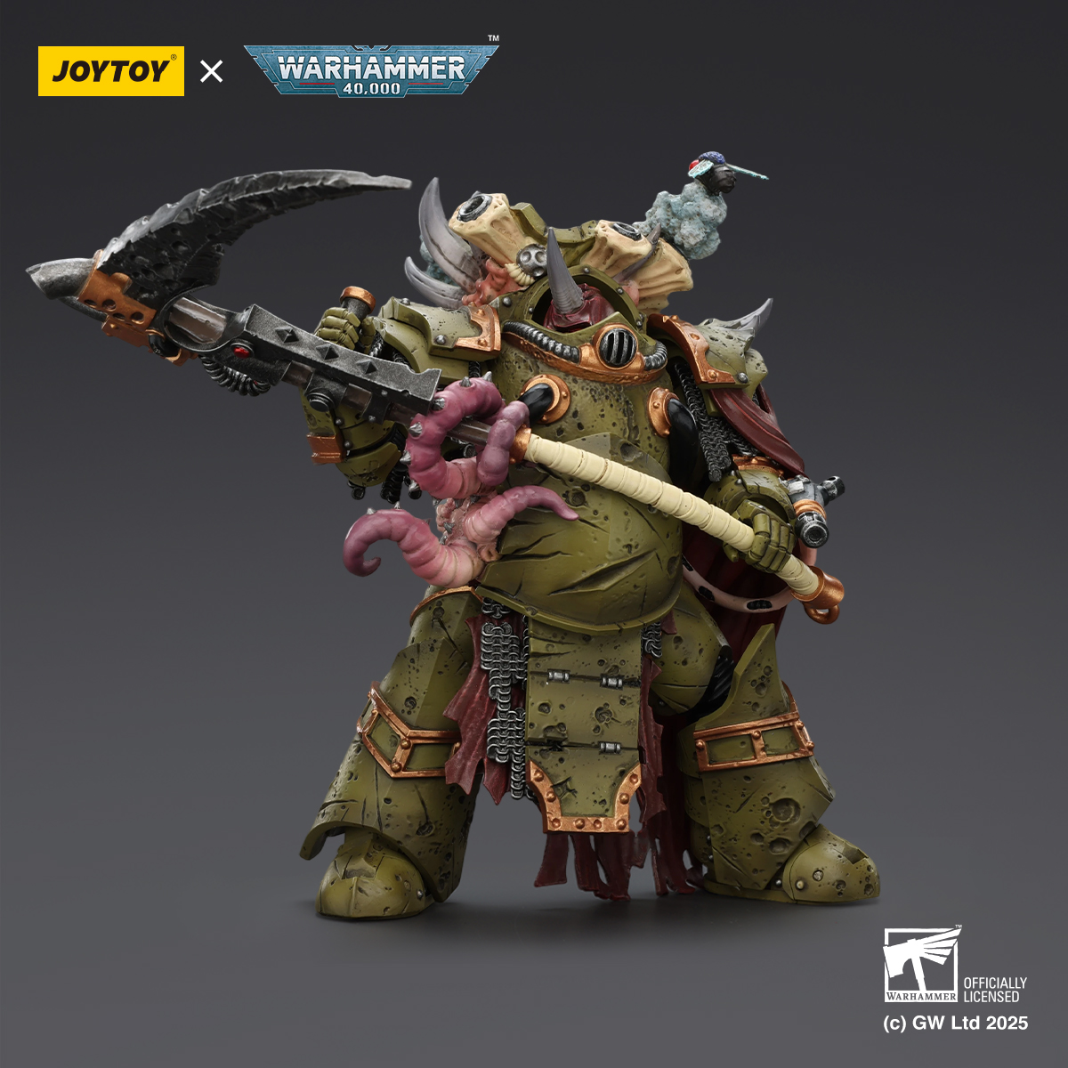 JOYTOY Warhammer 40K Death Guard Deathshroud Terminator Champion and Deathshroud Terminators - JOYTOY WORLD