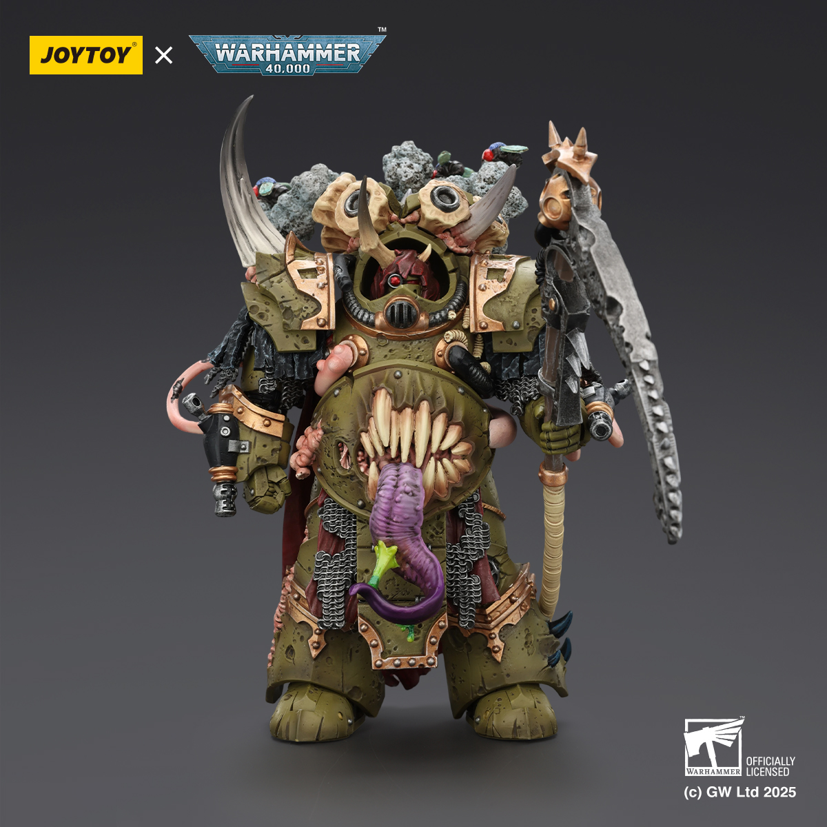 JOYTOY Warhammer 40K Death Guard Deathshroud Terminator Champion and Deathshroud Terminators - JOYTOY WORLD