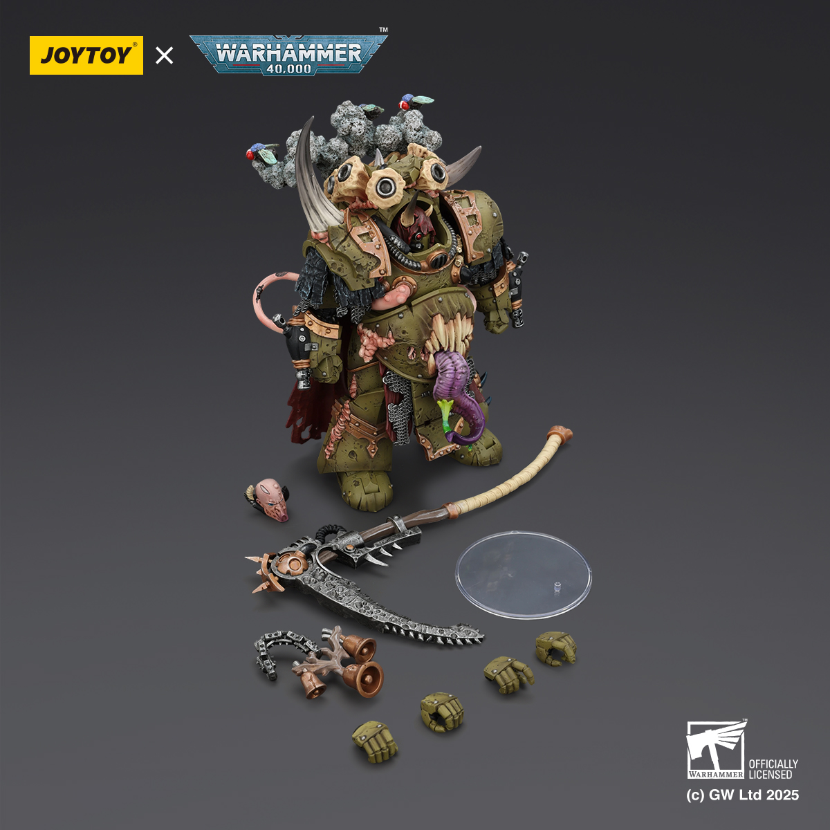 JOYTOY Warhammer 40K Death Guard Deathshroud Terminator Champion and Deathshroud Terminators - JOYTOY WORLD