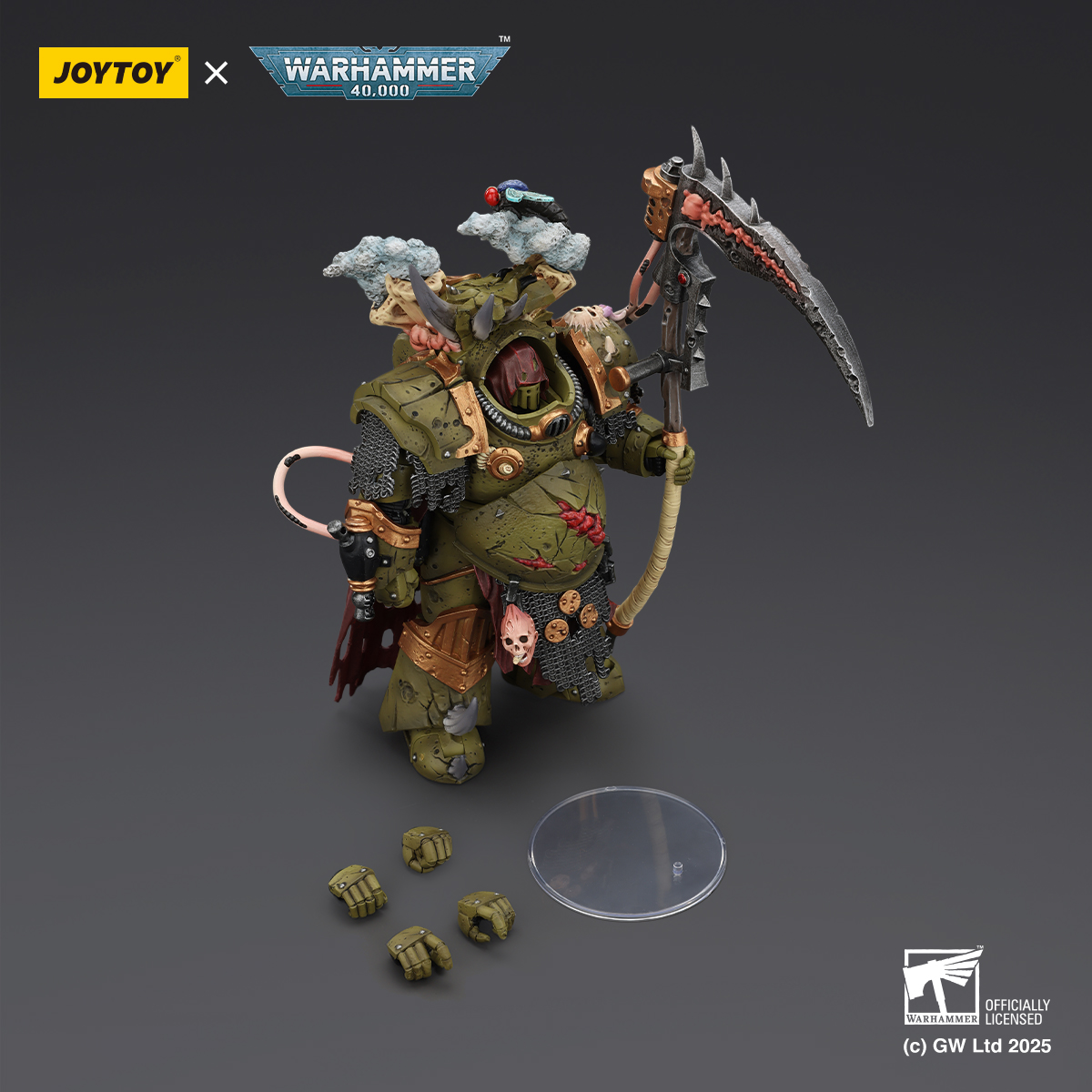 JOYTOY Warhammer 40K Death Guard Deathshroud Terminator Champion and Deathshroud Terminators - JOYTOY WORLD
