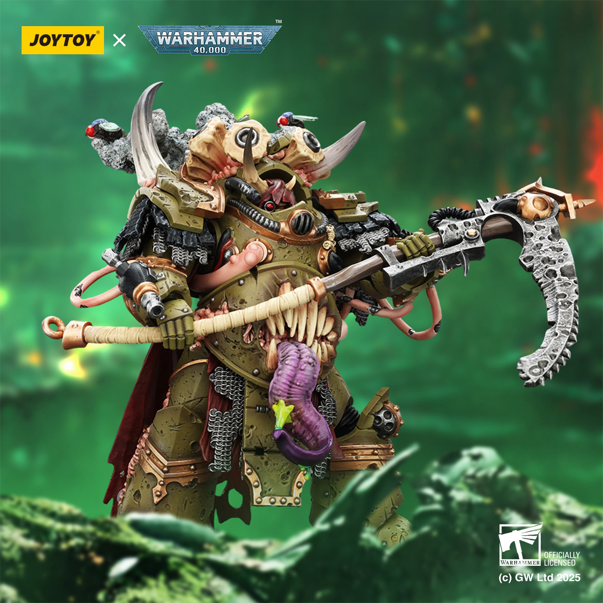 JOYTOY Warhammer 40K Death Guard Deathshroud Terminator Champion and Deathshroud Terminators - JOYTOY WORLD