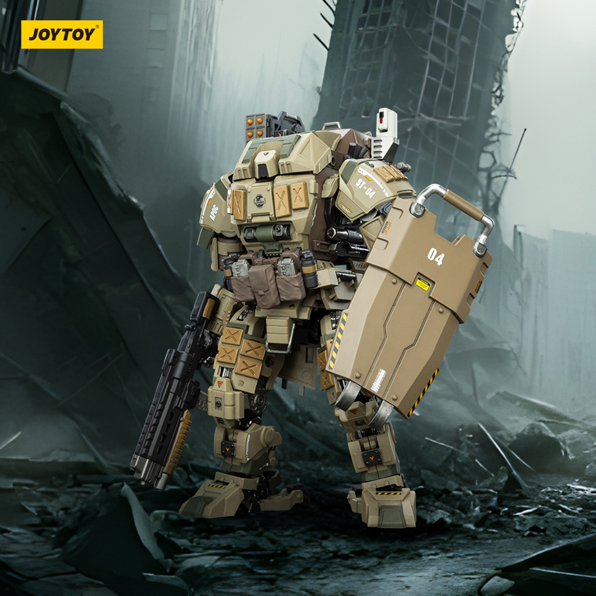 JOYTOY Dark Source 1: 25 APOC Series Iron Vanguard Heavy Assault Mech +UNSC Sniper Ivan - JOYTOY WORLD