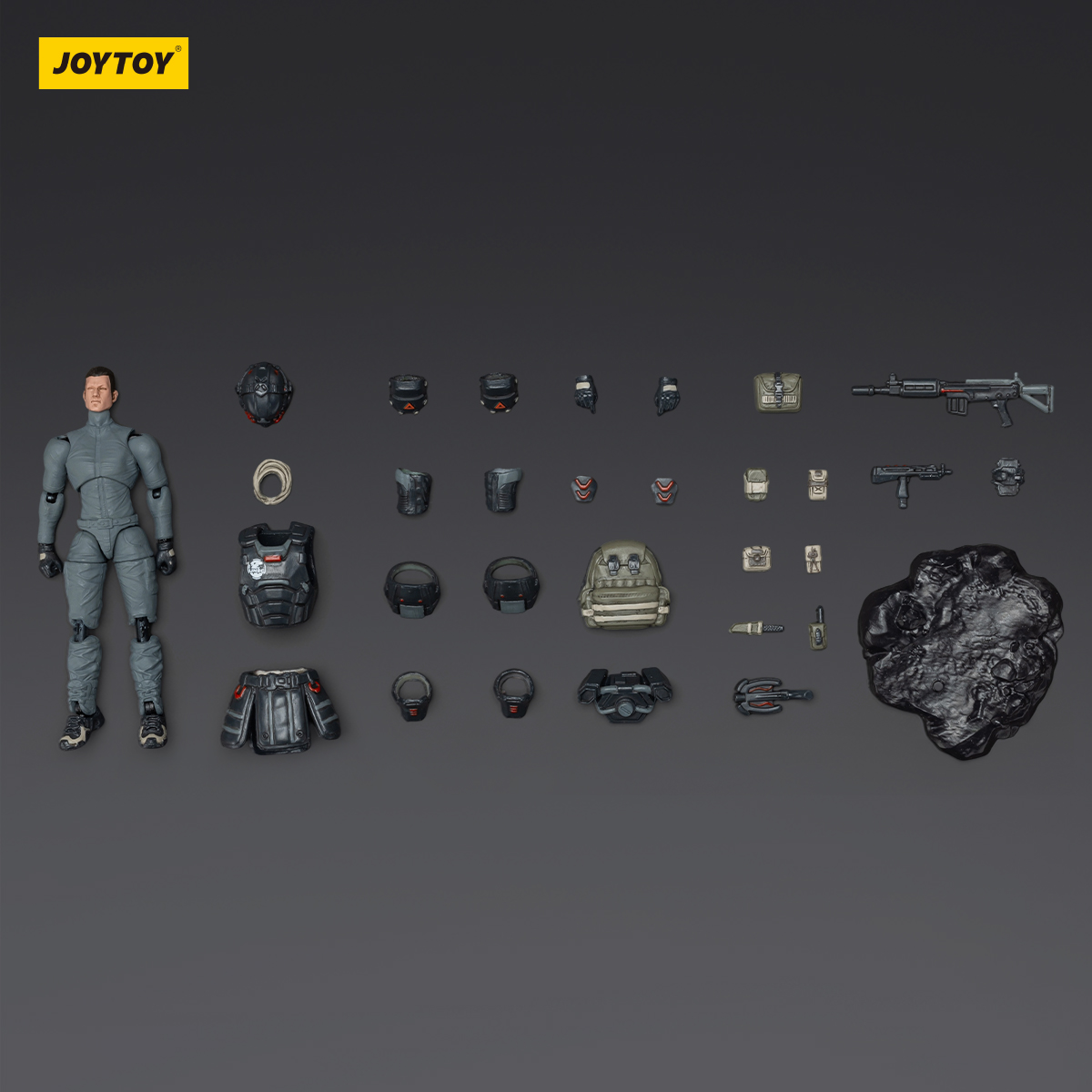 JOYTOY Dark Source 1: 25 Shadow MirageMulti-Dimensional Maneuver Battle Mech +UNSC Breacher - JOYTOY WORLD