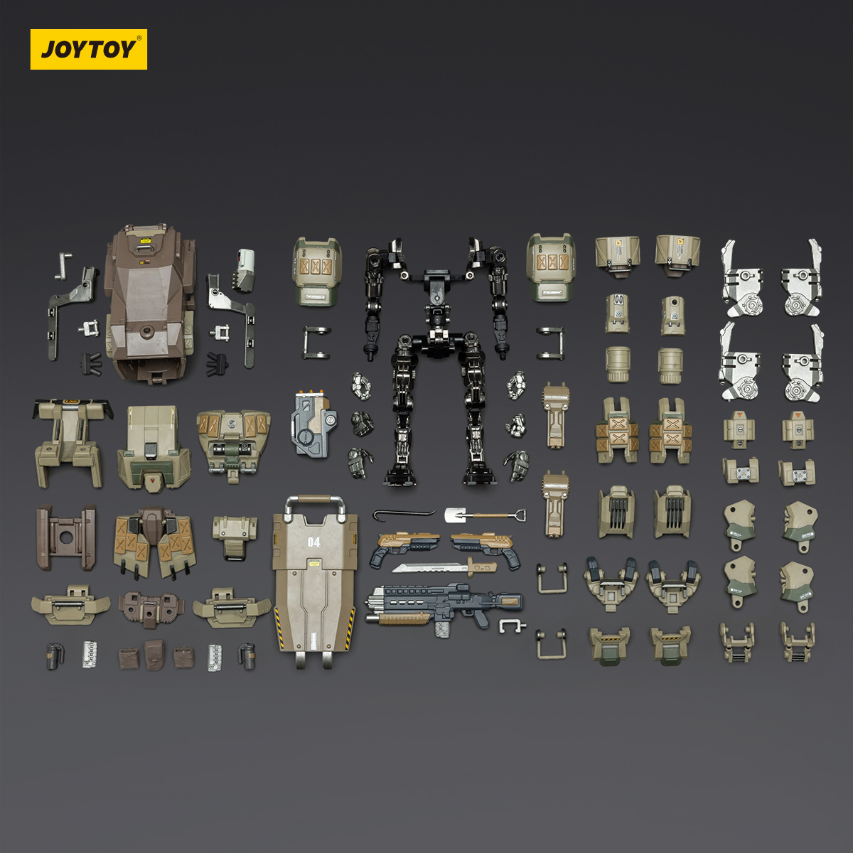 JOYTOY Dark Source 1: 25 APOC Series Iron Vanguard Heavy Assault Mech +UNSC Sniper Ivan - JOYTOY WORLD