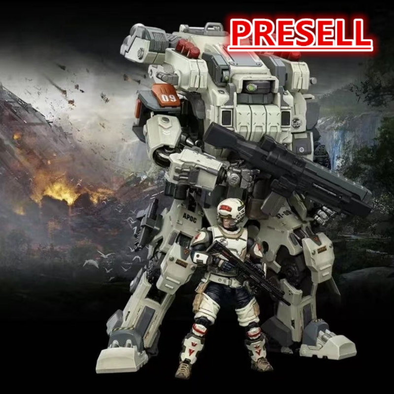 JOYTOY  Dark Source 1: 25 APOC Series Bedrock Albus Standard Combat Type Mech +UNSC Medic Levi - JOYTOY WORLD